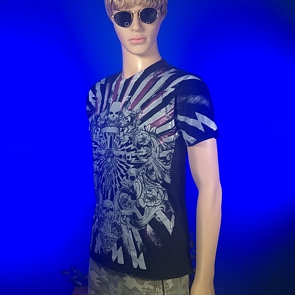 Chemistry Gothic Skulls and lightning size M - Picture 12 of 14